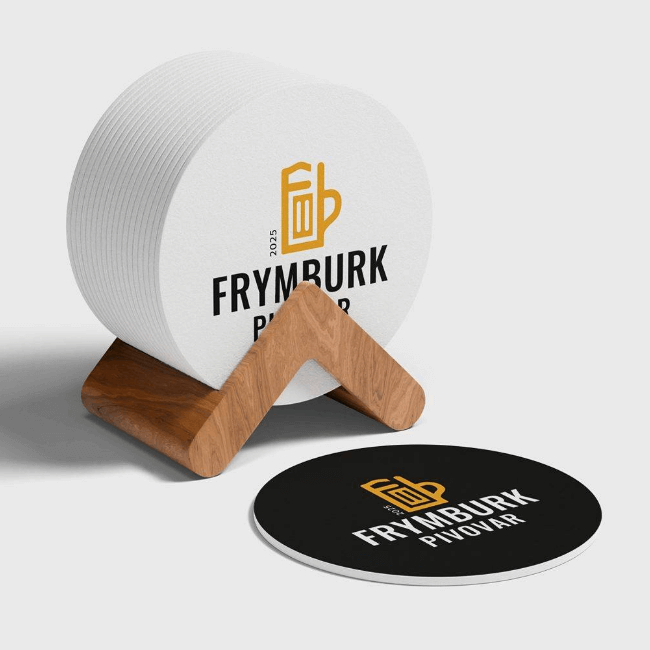 Tvorba loga pro pivovar Frymburk od Zest Brand Tábor
