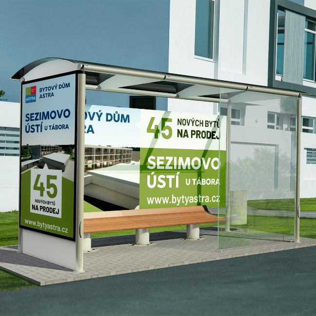 Grafické práce pro Bytový dům Astra od Zest Brand Tábor